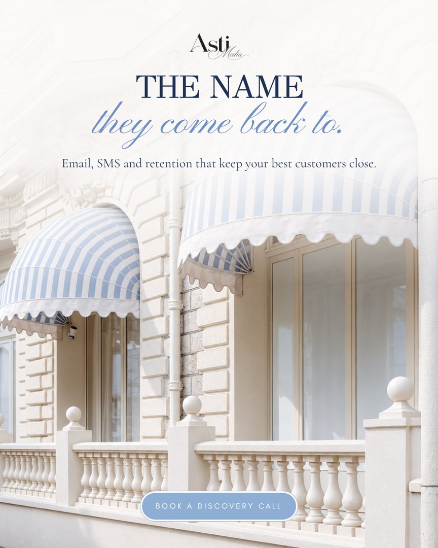 Asti Media ad: The name they come back to.